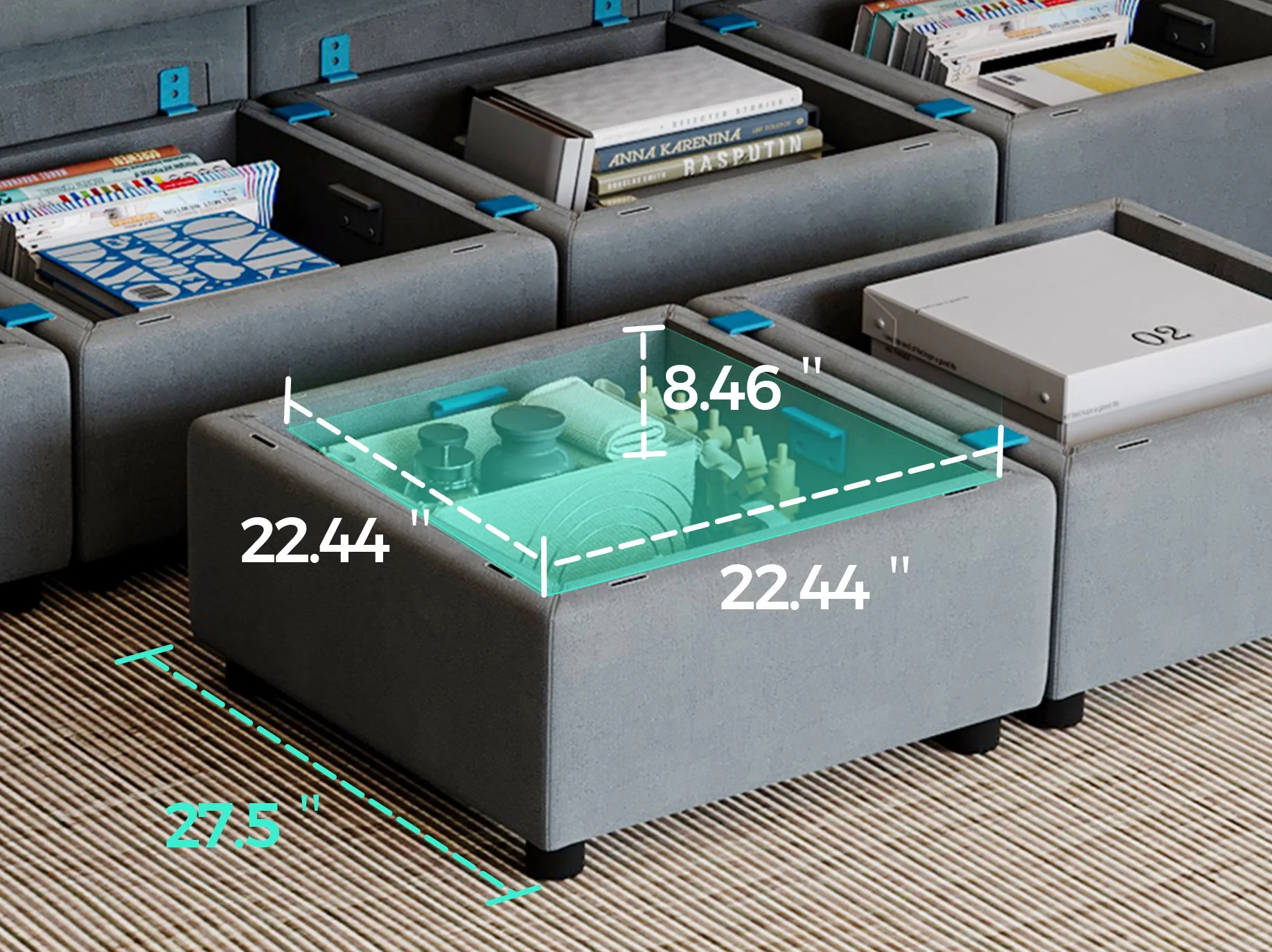 RUBIK III 6 Seats Sofa - Image 23