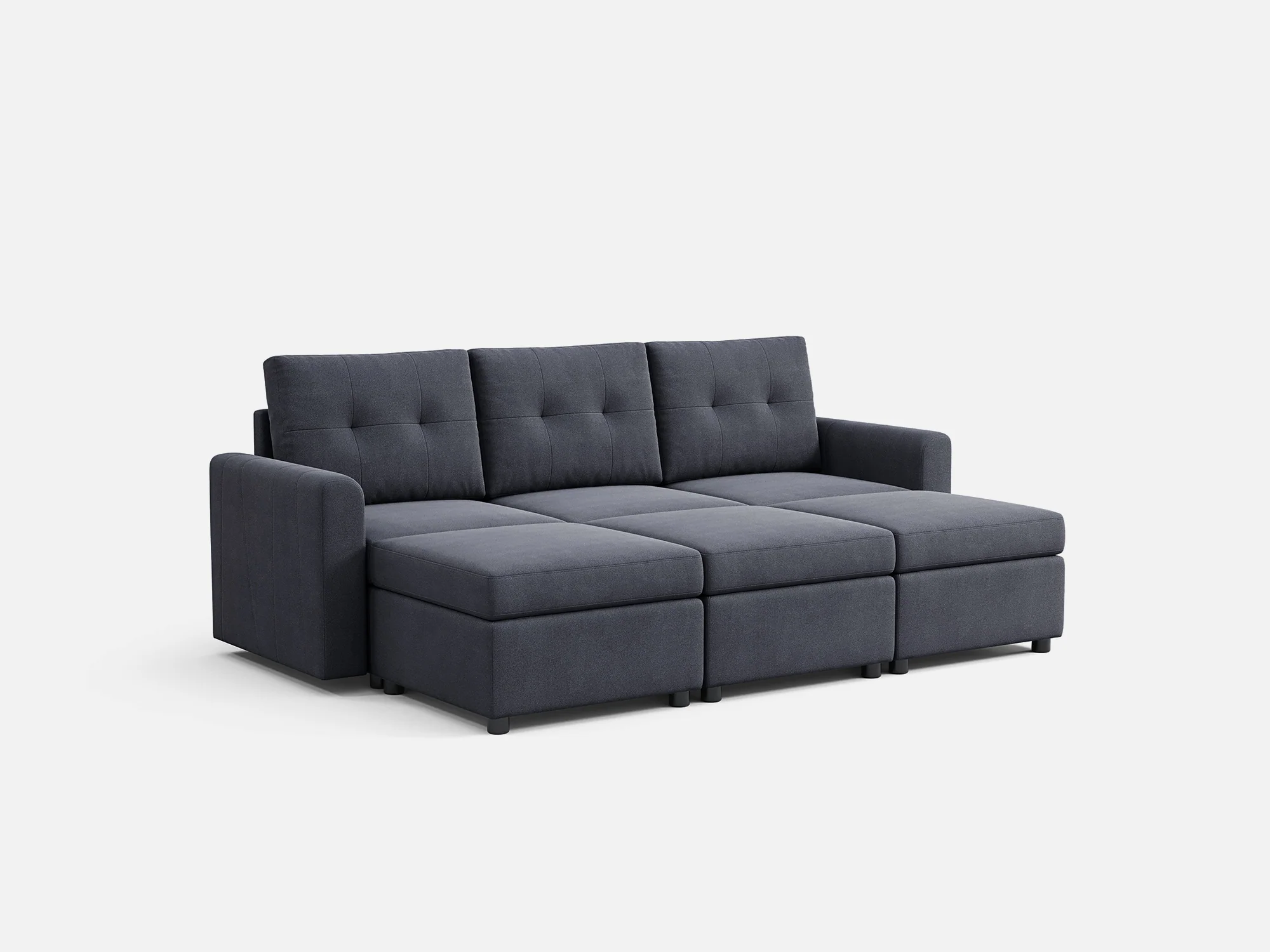 RUBIK III 3 Seats with 3 Ottomans - Image 6