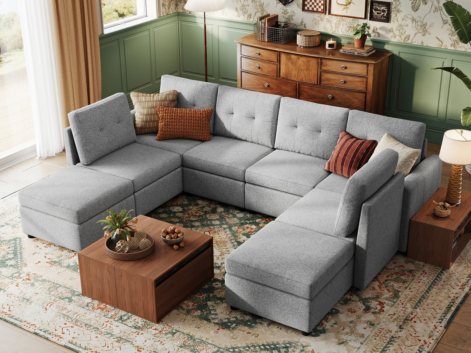 RUBIK III 6 Seats with 2 Ottomans - Image 25