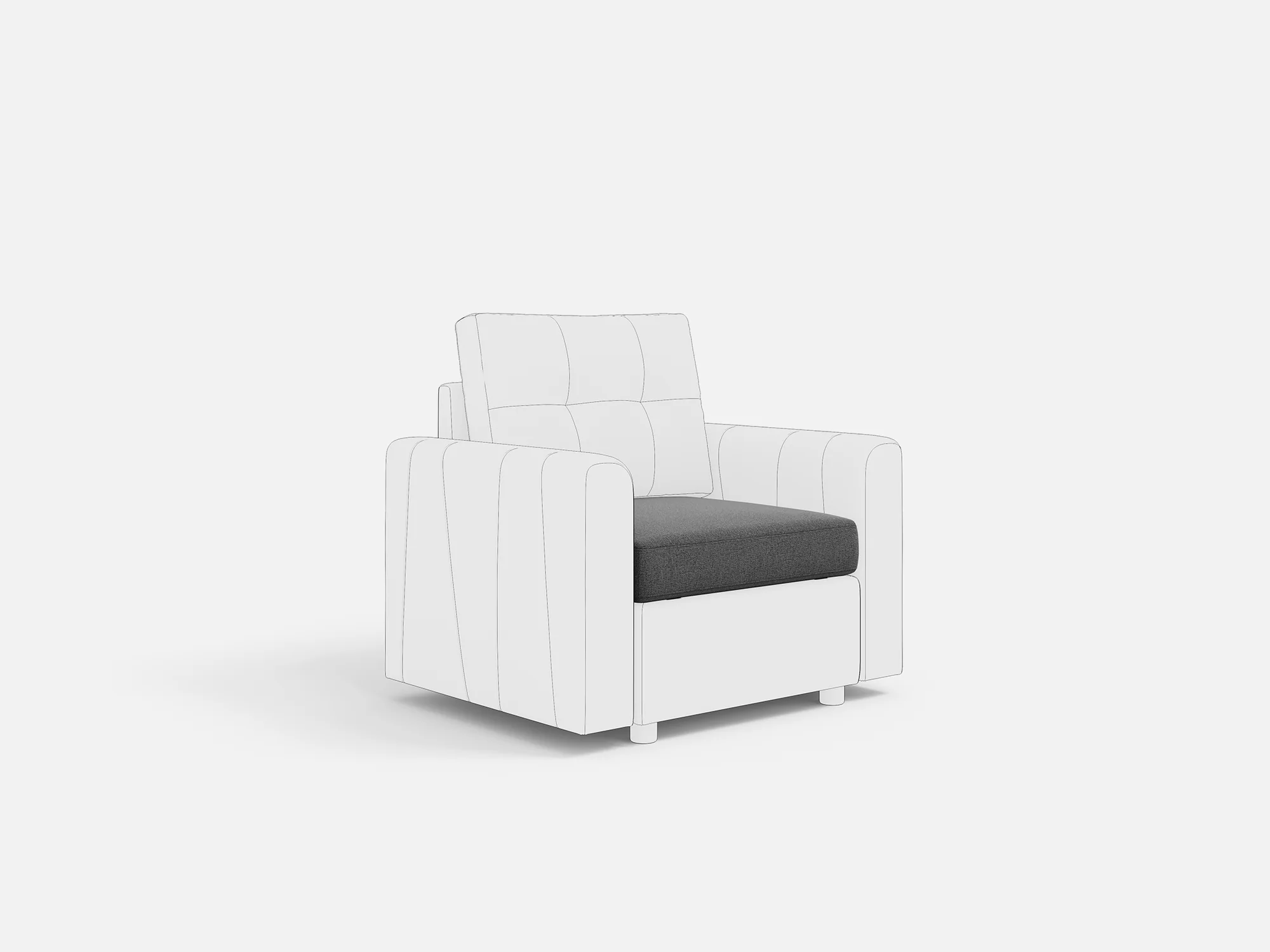 RUBIK III Armrest & Seat & Ottoman & Corner & Seat Cushion & Backrest & Back Cushion - Image 44