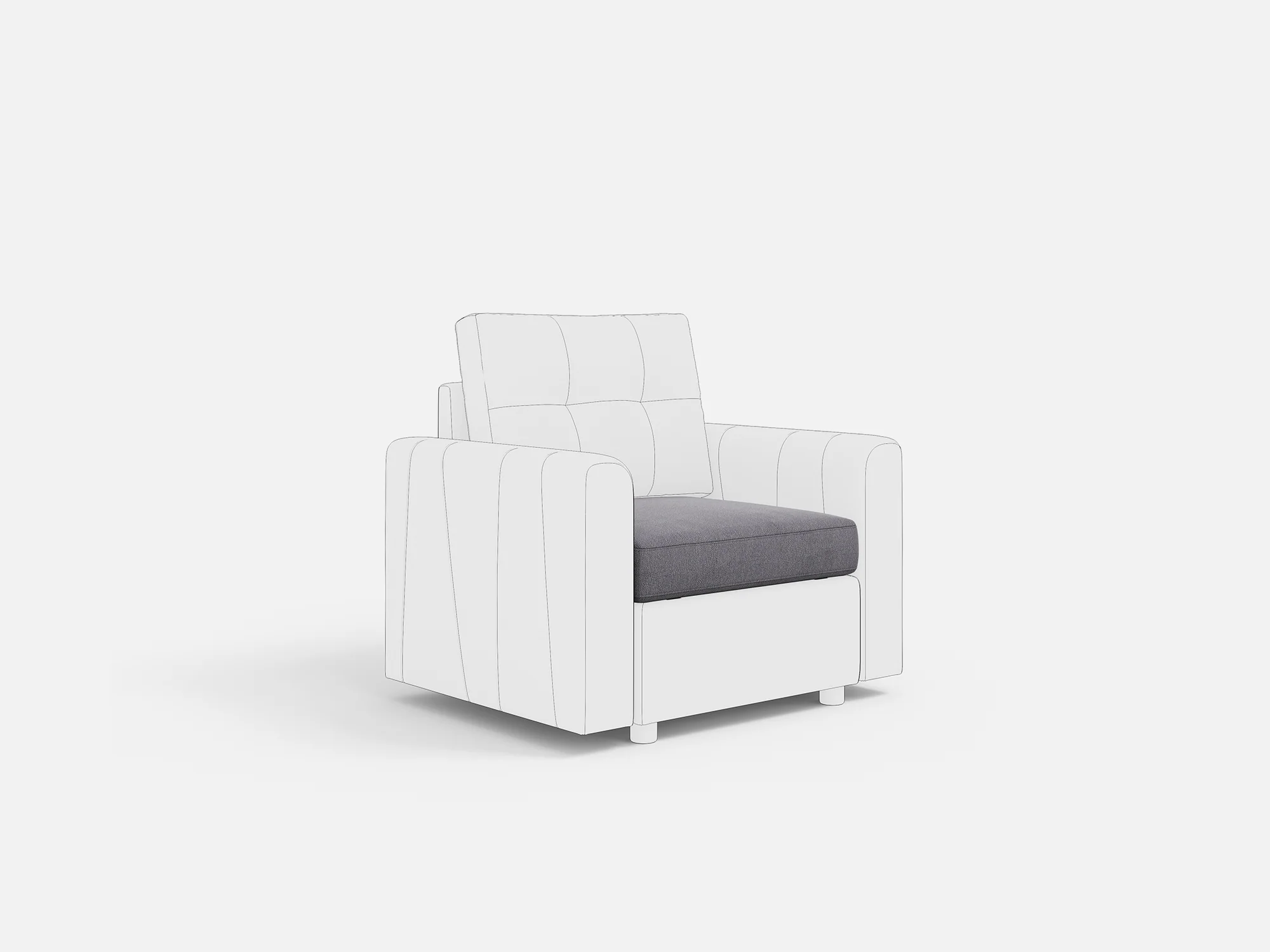 RUBIK III Armrest & Seat & Ottoman & Corner & Seat Cushion & Backrest & Back Cushion - Image 54