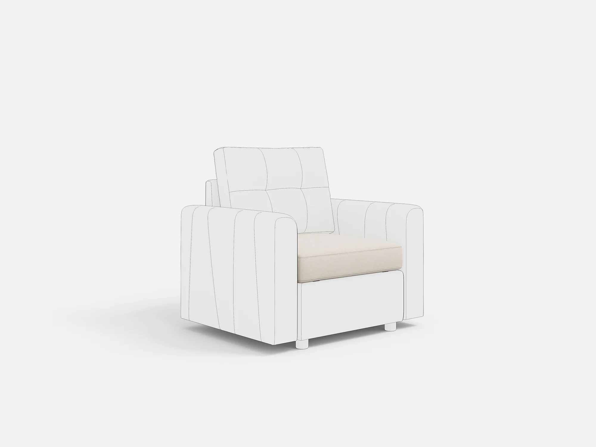 RUBIK III Armrest & Seat & Ottoman & Corner & Seat Cushion & Backrest & Back Cushion - Image 46